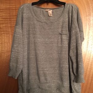 DKNY Jeans Grey/Silver Top